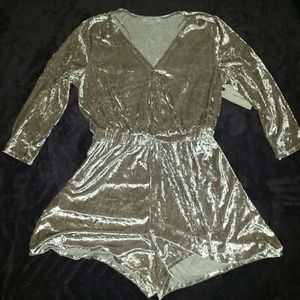 Adam Levine Velvet Romper